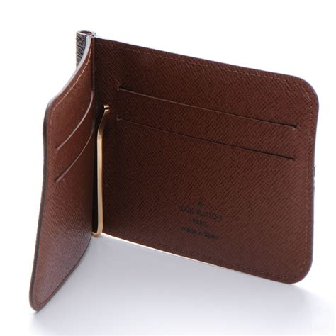 lv money clip card holder|louis vuitton male card holder.